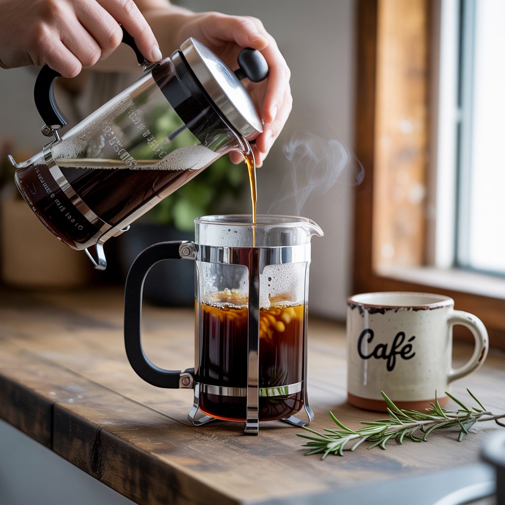 Brewed coffee making image